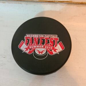 Washington Capitals Fan Fest 2010 Souvenir Puck